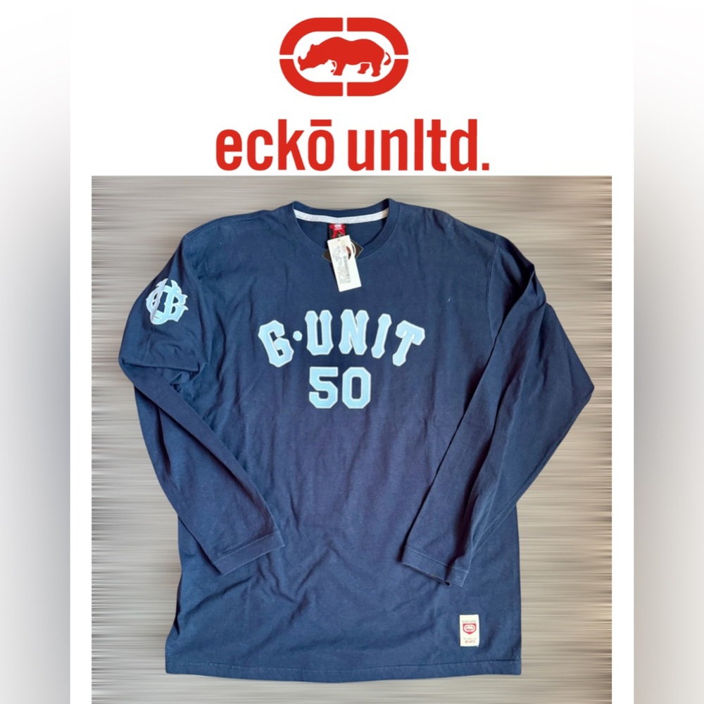 🆕 Vintage ECHO UNLTD. Men’s G-Unit Long Sleeve Shirt. Size L
